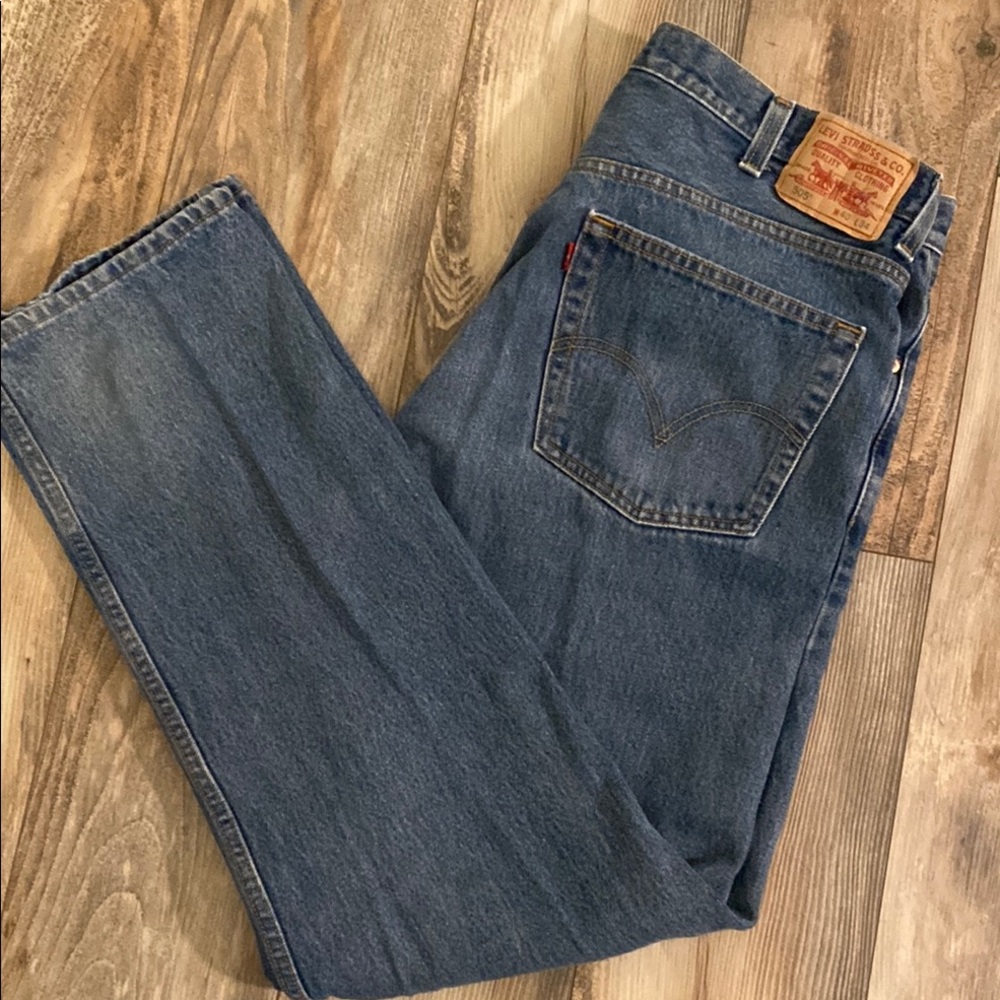 Levi's 505 Straight Classic Denim Men’s Jeans